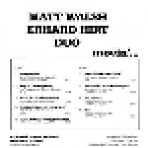 Matt Walsh & Erhard Hirt Duo: Movin'... (LP) - Bild 2