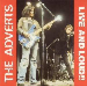 The Adverts: Live And Loud!! - Cover