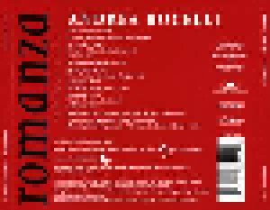 Andrea Bocelli: Romanza (CD) - Bild 2