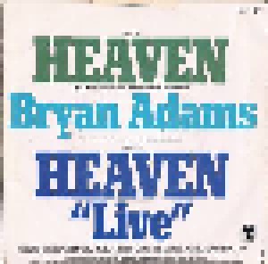Bryan Adams: Heaven (7") - Bild 2