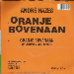 André Hazes: Oranje Bovenaan (7") - Bild 2