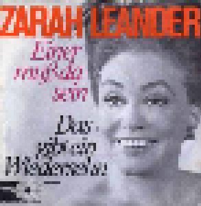 Zarah Leander: Einer Muß Da Sein (7") - Bild 1