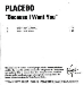 Placebo: Because I Want You (Promo-Single-CD) - Bild 1
