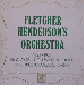Cover - Fletcher Henderson & His Orchestra: Fletcher Henderson's Orchestra