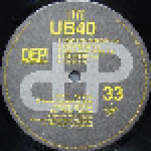 UB40: Live (LP) - Bild 3