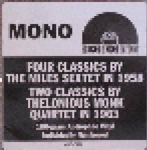 Miles Davis Sextet + Thelonious Monk Quartet: Miles & Monk At Newport (Split-LP) - Bild 5