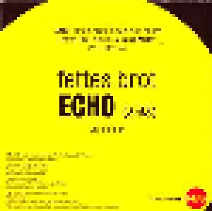Fettes Brot: Echo (Promo-Single-CD) - Bild 2