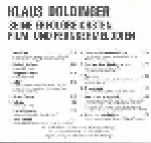 Klaus Doldinger: Seine Erfolgreichsten Film-Und Fernsehmelodien (CD) - Bild 3