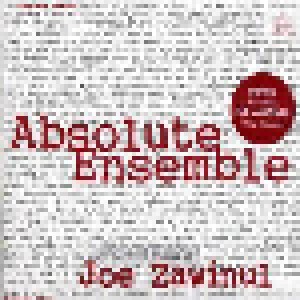 Cover - Absolute Ensemble: Absolute Zawinul