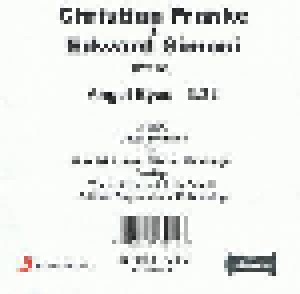 Christian Franke & Edward Simoni: Angel Eyes (Promo-Single-CD) - Bild 2