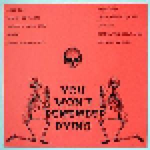 Bulbous Creation: You Won't Remember Dying (Promo-LP) - Bild 2