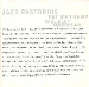 Jaco Pastorius, Pat Metheny, Bruce Ditmas, Paul Bley: Jaco (CD) - Bild 3