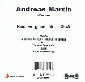 Andreas Martin: Heut Vergess Ich... (Promo-Single-CD) - Bild 2