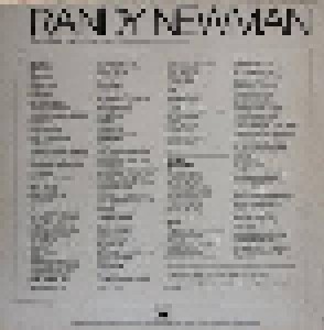 Randy Newman: Randy Newman (LP) - Bild 2