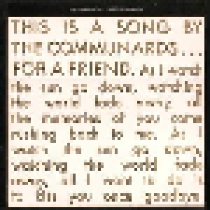 The Communards: For A Friend (12") - Bild 1